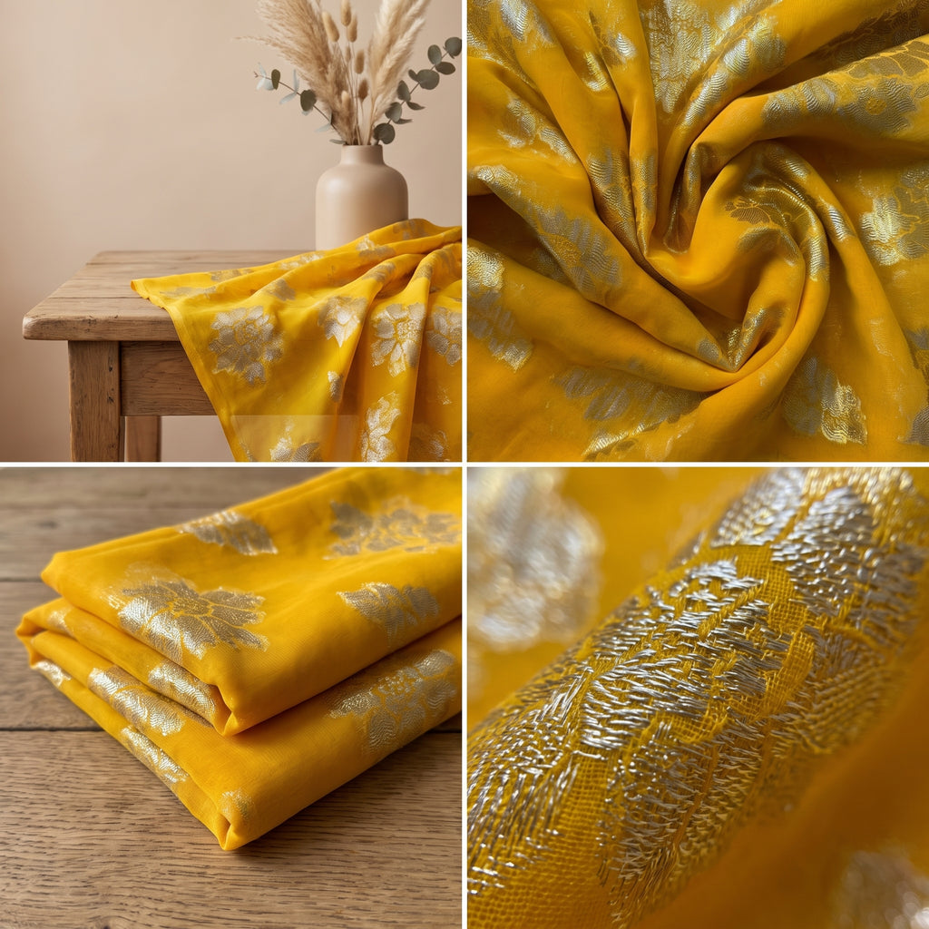 Tlija Fabric by Yard For Caftans, Takchitas - Bridal & Traditional dress for fashion and Wedding